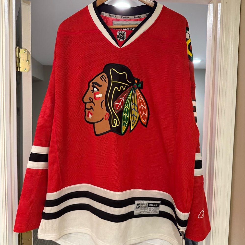Officially Licensed Marian Hossa Chicago Blackhawks Jersey - XXL